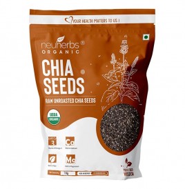 Neuherbs organic Chia Seeds Raw Unroasted Chia Seeds  Pack  1 kilogram